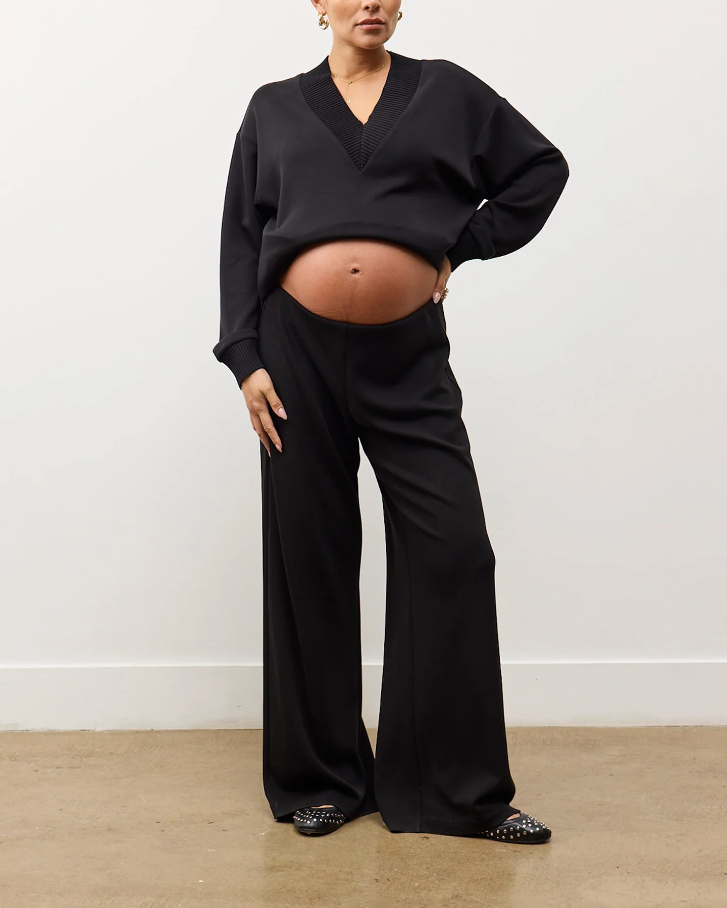 Lucia Lounge Pant - Black - Image 6