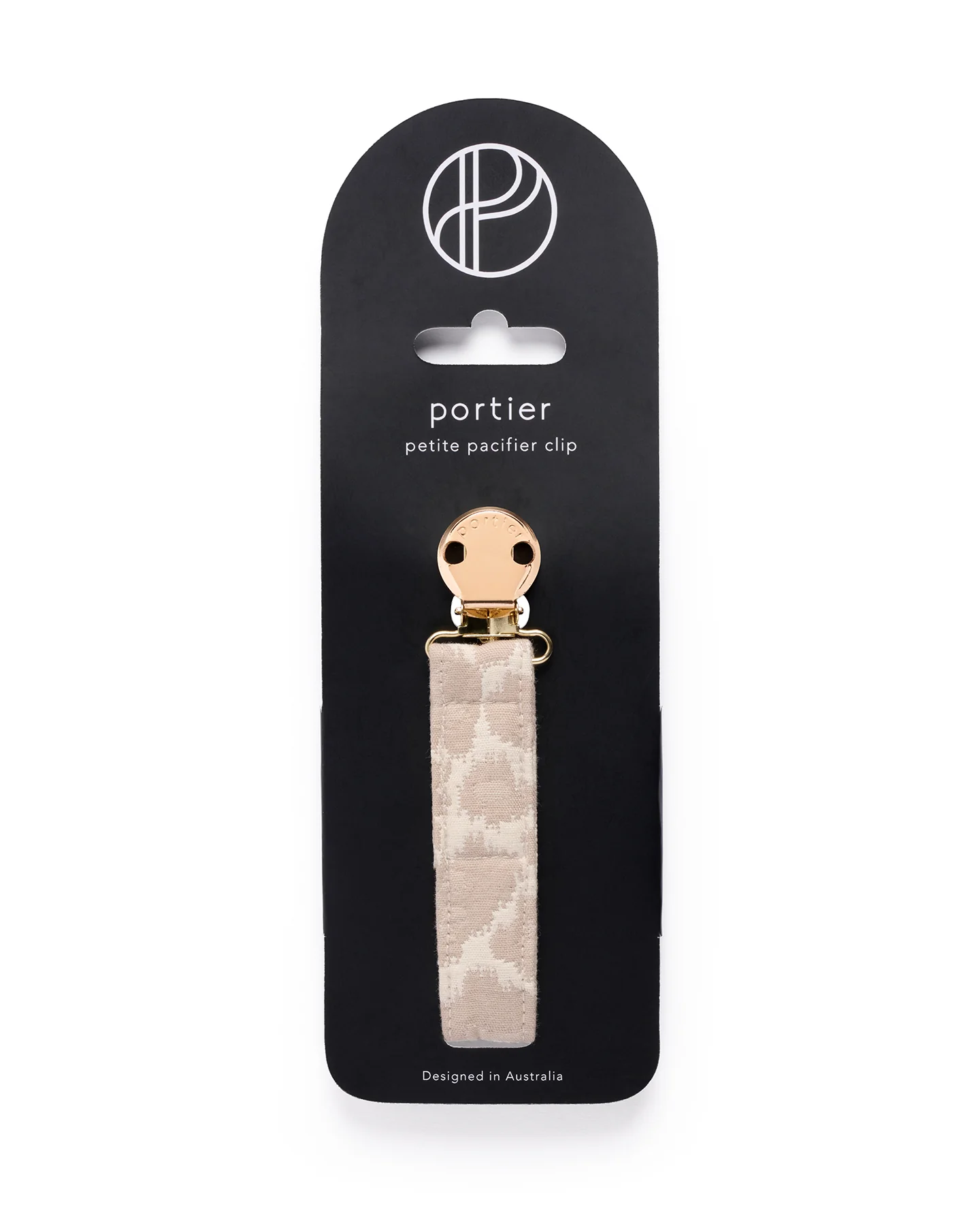Petite Pacifier Clip - Desert Leopard - Image 2