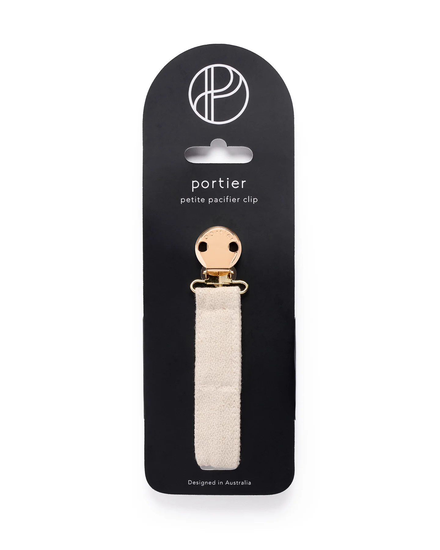 Petite Pacifier Clip - Ecru - Image 2