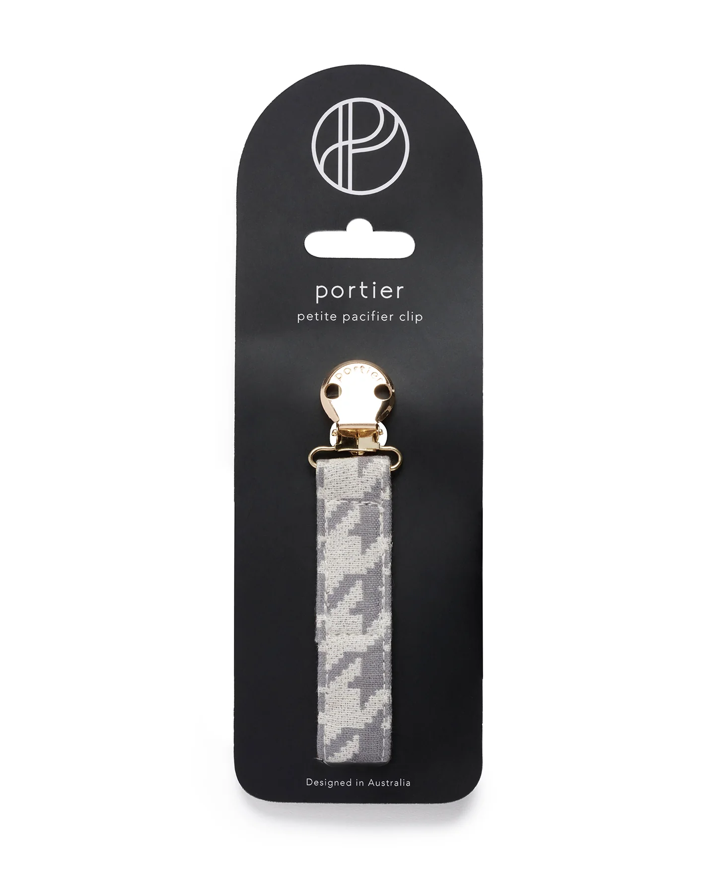 Petite Pacifier Clip - Houndstooth Marle - Image 2