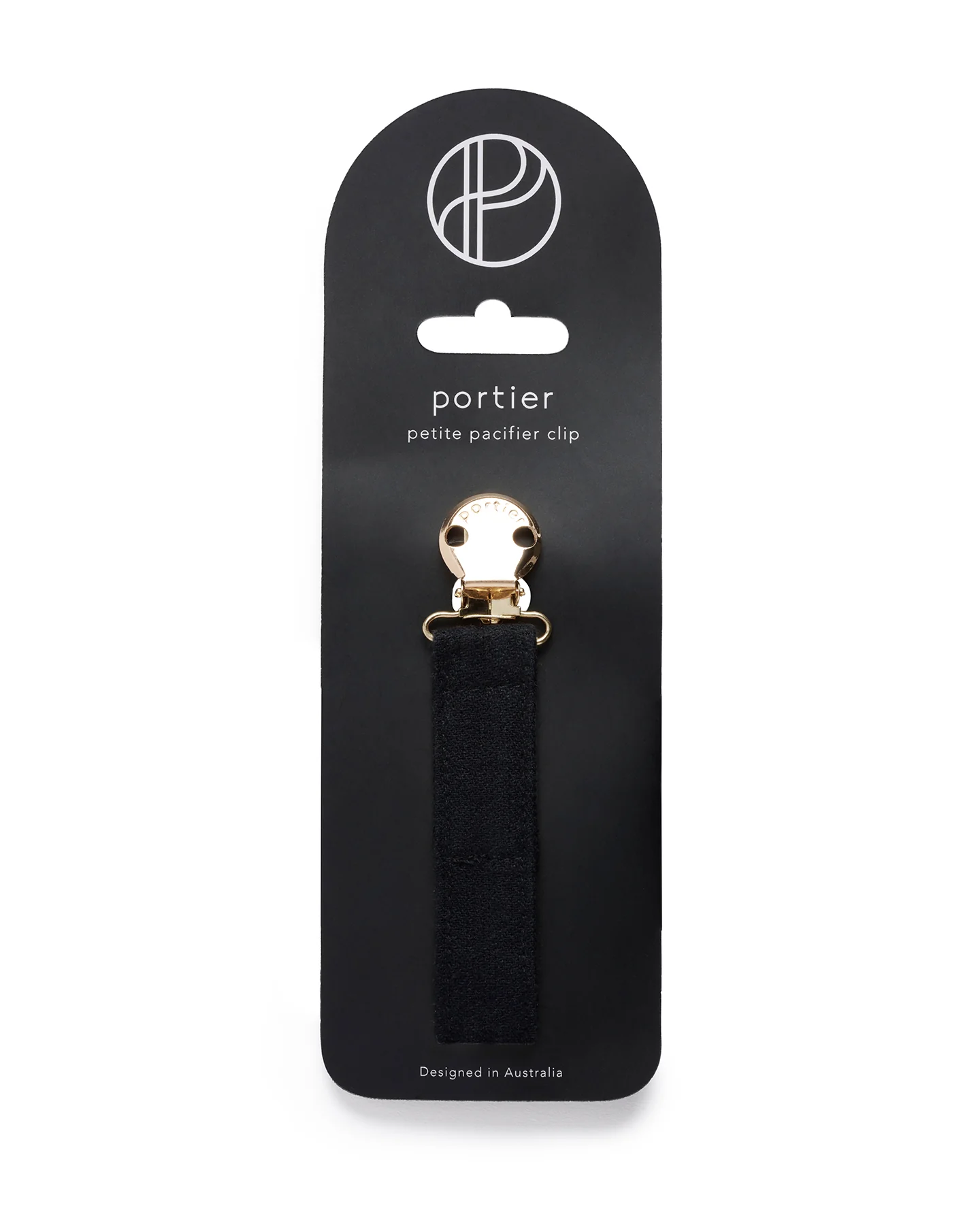 Petite Pacifier Clip - Jet Black - Image 2