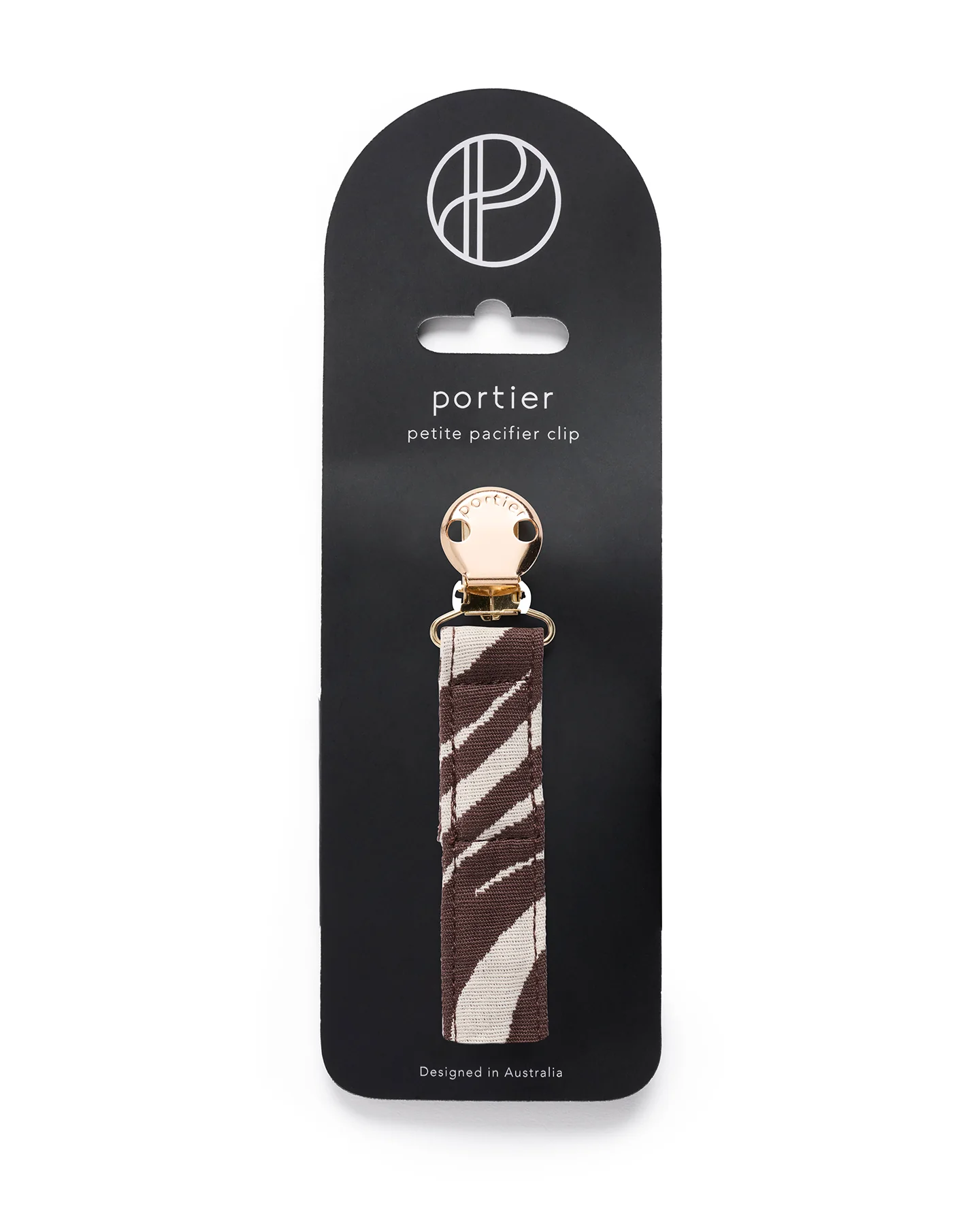 Petite Pacifier Clip - Zebra - Image 2