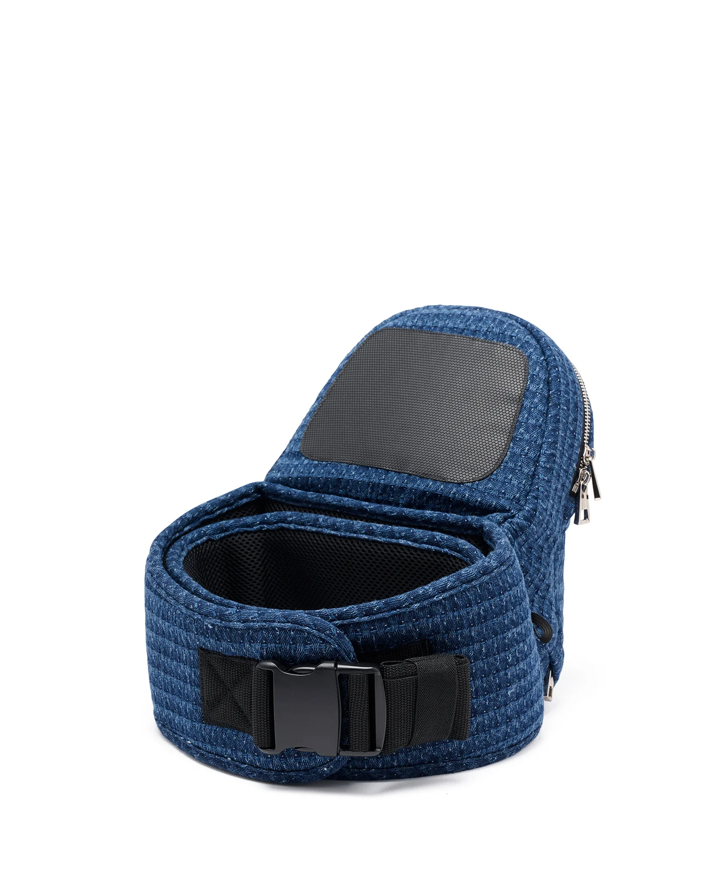 The Brio Belt Toddler Carrier - Blue Denim - Image 4